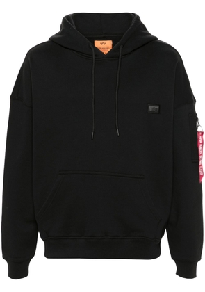 Alpha Industries Essentials cotton hoodie - Black