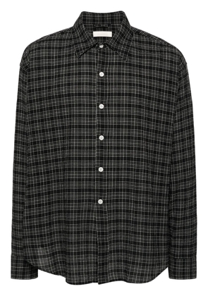 mfpen Vacation checked cotton shirt - Black