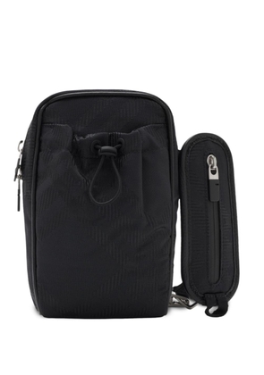 Burberry check-jacquard phone bag - Black
