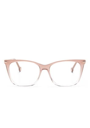 Carolina Herrera ombré-effect square-frame glasses - Neutrals