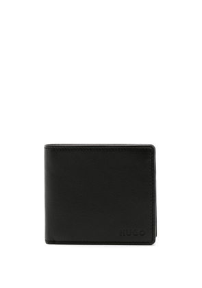 HUGO Subway embossed-logo wallet - Black