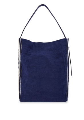 Ferragamo jacquard fabric tote bag - Blue