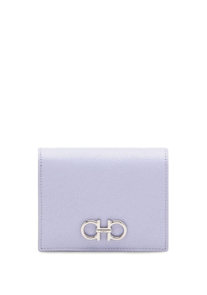 Ferragamo Gancini leather wallet - Purple