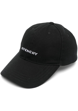 Givenchy embroidered logo cap - Black