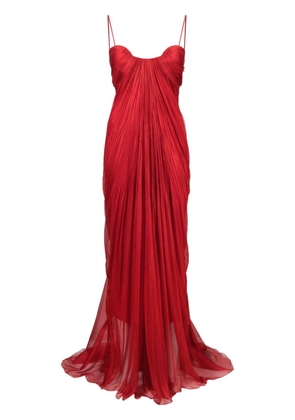 Maria Lucia Hohan Victoria silk maxi dress - Red