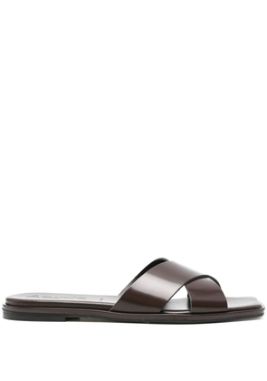 Aeyde Sonia leather sandals - Brown