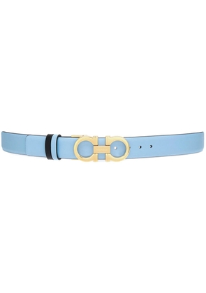 Ferragamo Gancini reversible leather belt - Blue