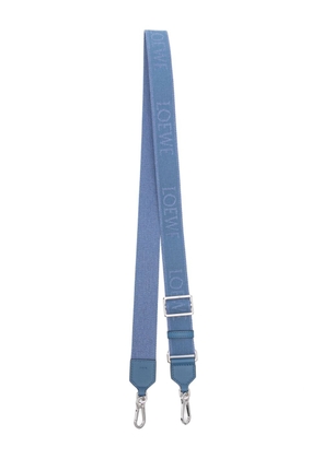 LOEWE logo-embellished bag strap - Blue
