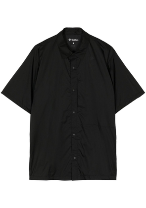 Goldwin embroidered-logo short-sleeve shirt - Black