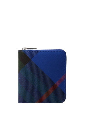 Burberry medium Check zip wallet - Blue