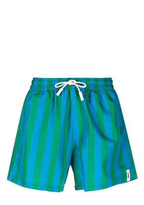 Sunnei striped swim shorts - Blue