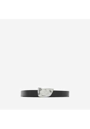 Burberry Thin Leather Shield Belt