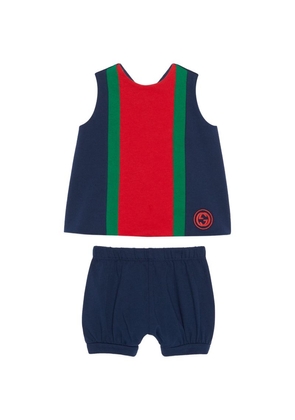 Gucci Kids Top And Shorts Set (3-36 Months)