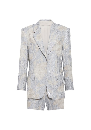 Brunello Cucinelli Linen Sequinned Two-Piece Suit