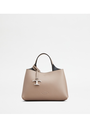 Tod's - Bag in Leather Micro, BLACK,NATURAL,  - Bags