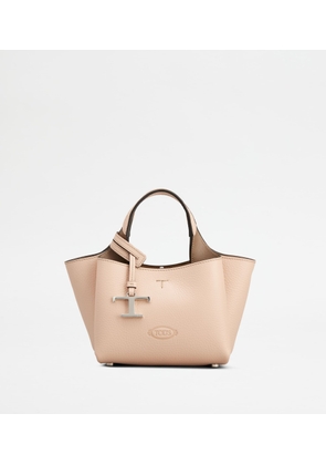 Tod's - Bag in Leather Micro, BROWN,PINK,  - Bags