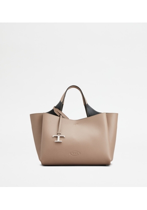 Tod's - Bag in Leather Mini, BLACK,BROWN,  - Bags