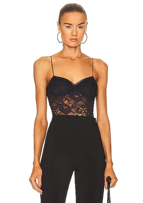 Oseree O-Lover Lace Underwired Bodysuit in Black - Black. Size L (also in ).