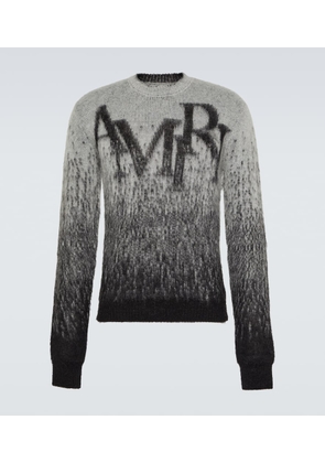 Amiri Logo alpaca and mohair-blend sweater