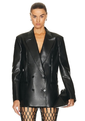 Stella McCartney Double Breasted Jacket in Black - Black. Size 38 (also in ).