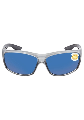 Costa Del Mar SALTBREAK Blue Mirror Polarized Polycarbonate Mens Sunglasses BK 18 OBMP 65