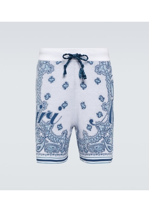 Amiri Jacquard cotton shorts