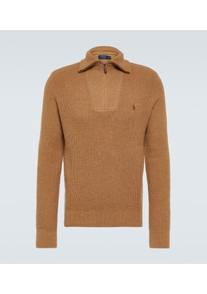 Polo Ralph Lauren Wool and cotton half-zip sweater