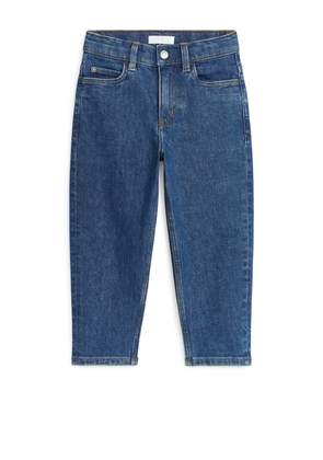 Tapered Stretch Jeans - Blue