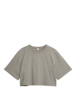 Crop T-Shirt - Brown