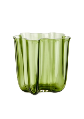Glass Vase 23 cm - Green