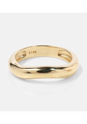 Stone and Strand Bold Merge 14kt gold ring