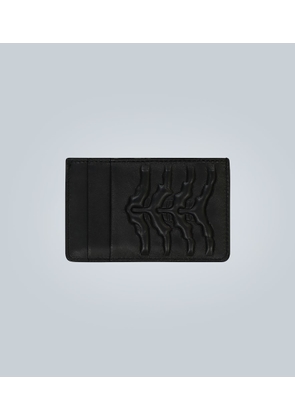 Alexander McQueen Rib Cage leather cardholder