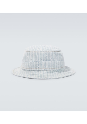 Amiri Logo denim bucket hat