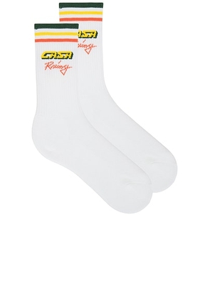 Casablanca Casa Racing Socks in Casa Racing - White. Size M (also in S).
