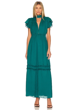 House of Harlow 1960 x REVOLVE Loraine Maxi Dress in Teal. Size XS.