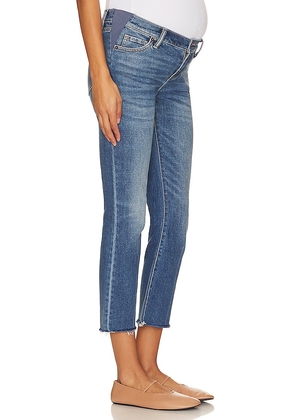 HATCH The Crop Maternity Jean in Blue. Size 25, 27, 30.