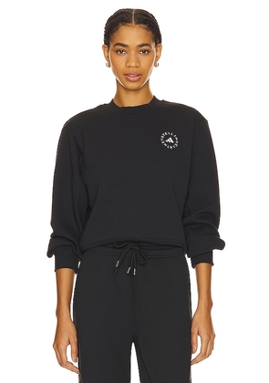 adidas by Stella McCartney Regular Sportswear Sweatshirt in Black. Size XXS.