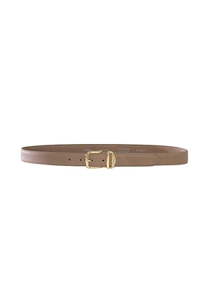 AUREUM French Rope Belt in Taupe. Size XS/S.