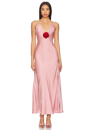 Bardot x REVOLVE Aradia Maxi Dress in Rose. Size 8.