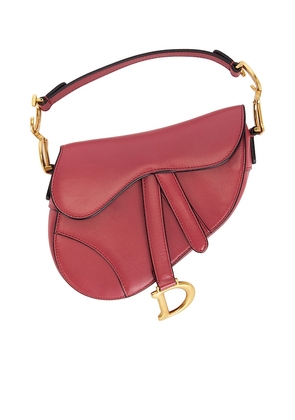 FWRD Renew Dior Saddle Bag in Mauve.