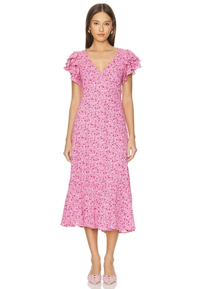 ASTR the Label Celestine Dress in Pink. Size L, S, XS.