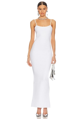 retrofete Kylie Dress in White. Size M.