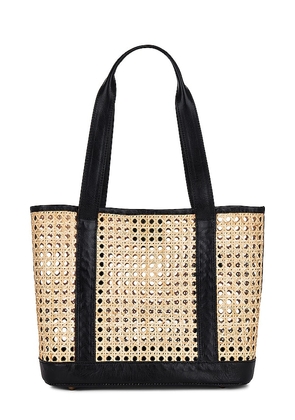 Lovestrength Natural Rattan Wicker Tote in Neutral.