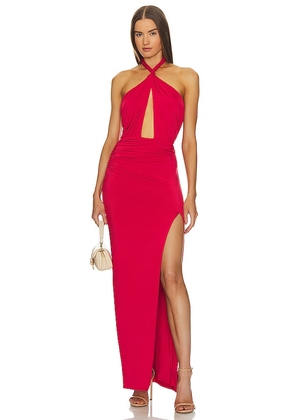 Michael Costello x REVOLVE Morgan Gown in Red. Size L, S, XL.