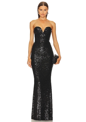 Nookie Lumiere Gown in Black. Size L, S, XS.