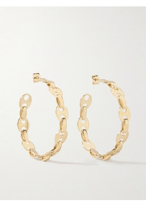 Rabanne - Nano Gold-tone Hoop Earrings - One size