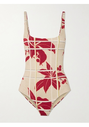 Loro Piana - Floral-print Swimsuit - Multi - IT38,IT40,IT42,IT44,IT46,IT48