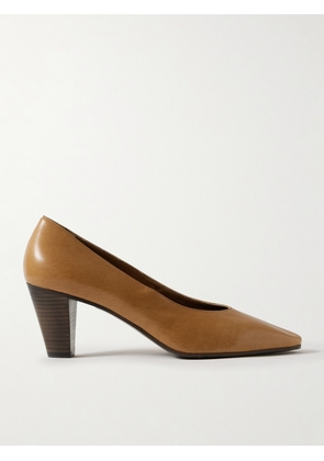 The Row - Charlotte Leather Pumps - Brown - IT35,IT36,IT36.5,IT37,IT37.5,IT38,IT38.5,IT39,IT39.5,IT40,IT40.5,IT41,IT41.5,IT42