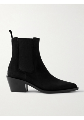 Gianvito Rossi - Wylie 60 Suede Chelsea Boots - Black - IT36,IT36.5,IT37,IT37.5,IT38,IT38.5,IT39,IT39.5,IT40,IT40.5,IT41,IT41.5,IT42