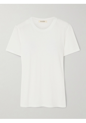 Nili Lotan - Mariela Supima Cotton-jersey T-shirt - White - x small,small,medium,large,x large
